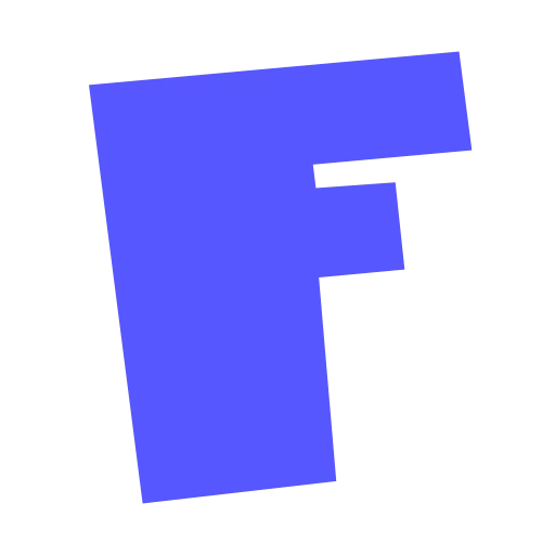Der großer Buchstabe "F" in der Form, wie er im Fairplay-Logo verwendet wird